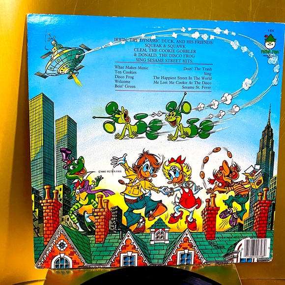 SESAME STREET IRWIN SINGS SESAME STREET HITS VTG 1980 VINYL RECORD ALBUM 12” - Picture 2 of 16